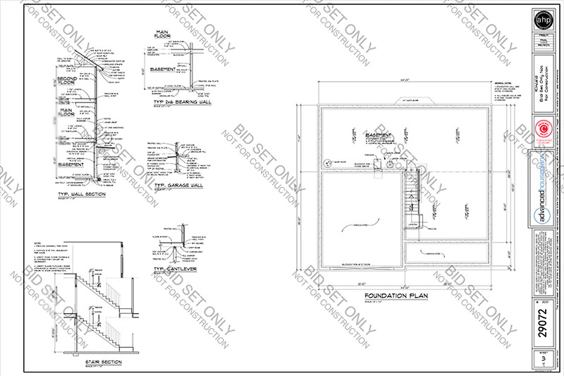 AHP Bid Set Cover Sheet